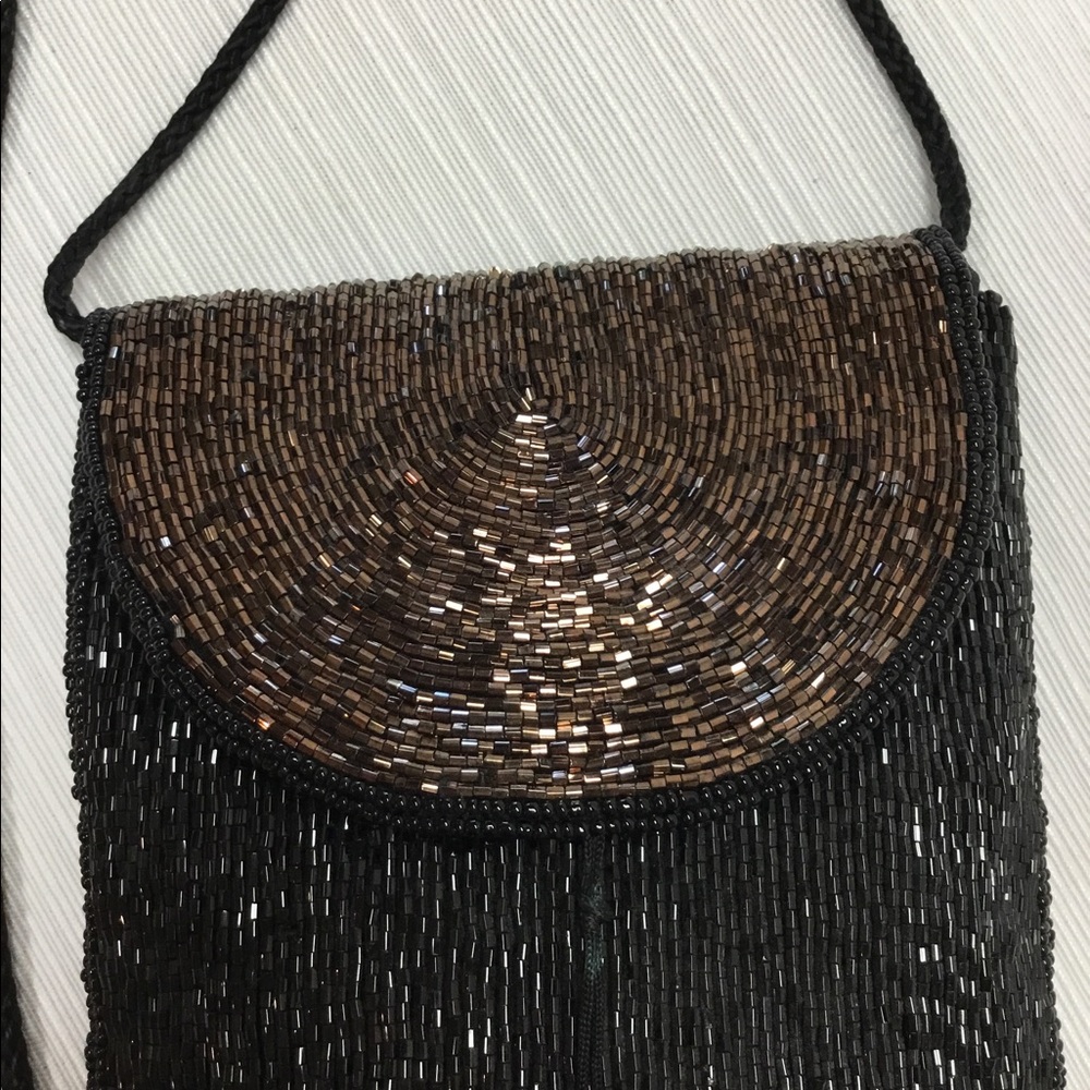 Statement Sequined Shoulder Bag by Rue de Calais - Picture 2 of 5